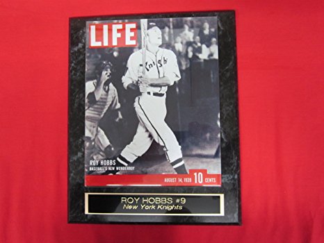 Roy Hobbs THE NATURAL Life Magazine Collector Plaque w/8x10 Photo