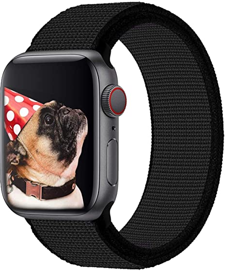 Youther Compatible with for Applle Watch Band 38mm 40mm 42mm 44mm, Soft Adjustable Lightweight Replacement Wristbands Compatible with for iWatch Series 6 5 4 3 2 1 SE