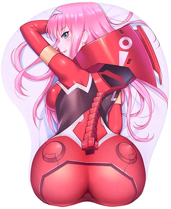 Darling in The Franxx Zero Two 3D Mouse Pad with Soft Wrist Rest (002)