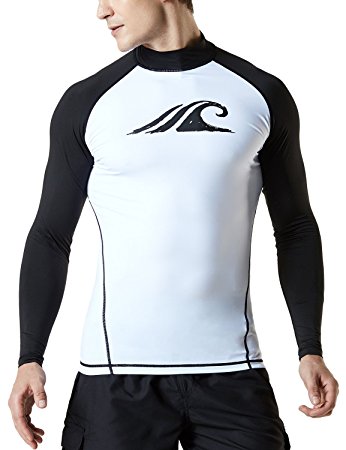 Tesla Men's UPF 50  Long Sleeve Rashguard T71 / MSR10 / MSR11 / MSR12