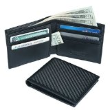 Genuine Leather RFID Blocking Wallet for Men by FIREWALLET  Durable Thin Bifold RFID Blocking Leather Wallet