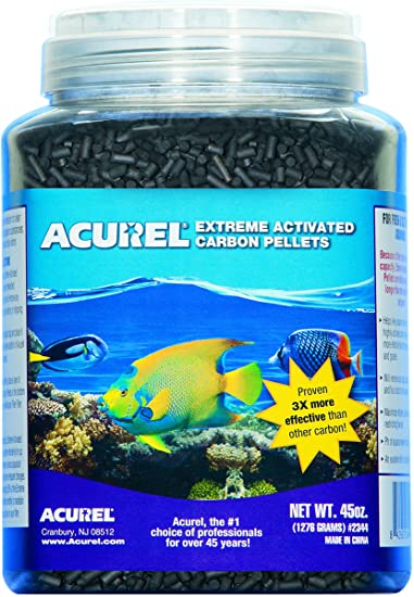 Acurel Extreme Activated Filter Carbon Pellets for Aquariums and Ponds