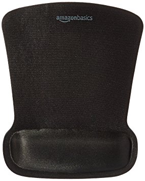 AmazonBasics Gel Mouse Pad with Wrist Rest