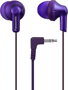 Panasonic Ergofit in-Ear Earbud Headphones Metallic Violet (RP-HJE120-VA)