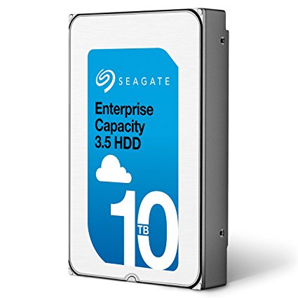 Seagate Enterprise Capacity 3.5 HDD 10TB (Helium) 7200RPM SATA 6Gb/s 256 MB Cache Internal Bare Drive (ST10000NM0016)