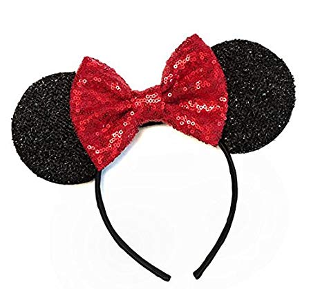 Red Mouse Ears, Rainbow Mouse Ears, Sparkly Mouse Ears, Mouse Ears, Electrical Parade Ears