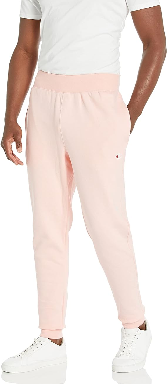 Champion Men's Reverse Weave Joggers, Comfortable, Fleece Pants for Men, C Logo, 30.5"