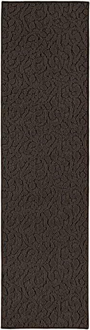 Garland Rug Ivy Oversized Rug Runner, 3' x 12', Chocolate