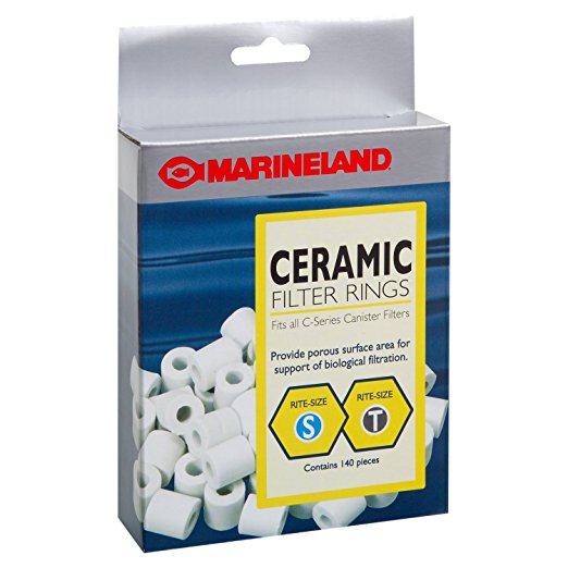 MarineLand PA11484 Canister Filter Ceramic Rings, 140-Count