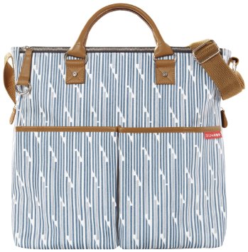 Skip Hop Duo Special Edition Diaper Bag, Blueprint Stripe