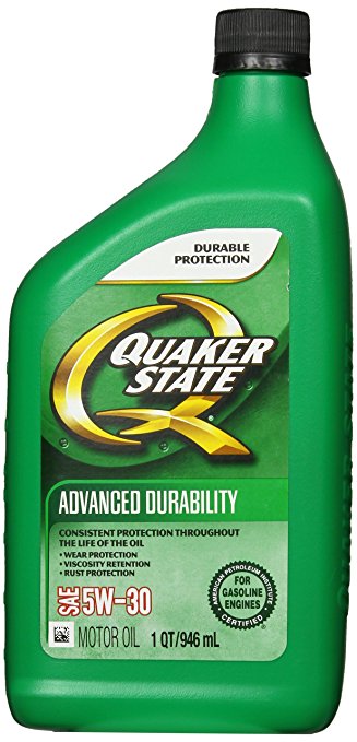 Quaker State 550024135 SAE 5W-30 Advanced Durability Motor Oil - 1 Quart