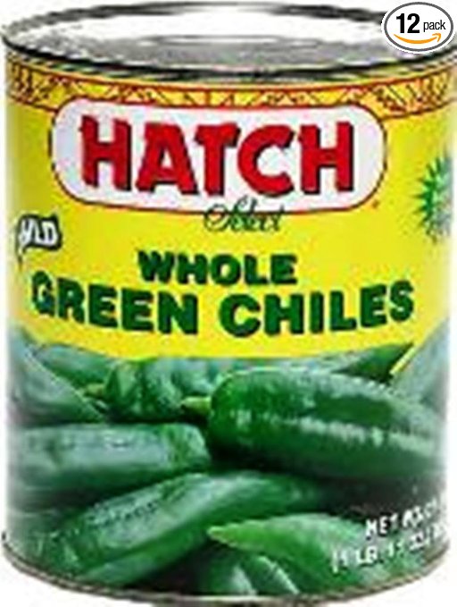 Hatch Whole Green Chiles, Mild, 4 Ounce (Pack of 12)