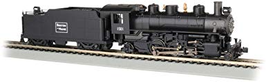 Prairie 2-6-2 Steam Locomotive w/Smoke & Tender - Boston & Maine #1501 - HO Scale