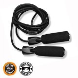 Jump Rope for Cardio Fitness and Endurance Training  FREE Workout Ebook Included  100 Money Back Guarantee and Lifetime Warranty