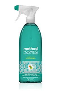 Method Naturally Derived Foaming Bathroom Cleaner, Eucalyptus Mint, 28 Ounce (8 Count)