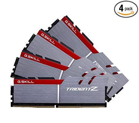 G.Skill TridentZ Series 32GB (4x8GB) 288-Pin SDRAM DDR4 3200 (PC4 25600) Intel Z170 Platform/Intel X99 Platform Desktop Memory F4-3200C16Q-32GTZB