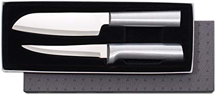 Rada Cutlery Two Piece Knife Set – Stainless Steel Cook’s Choice Gift Set with Aluminum Handles