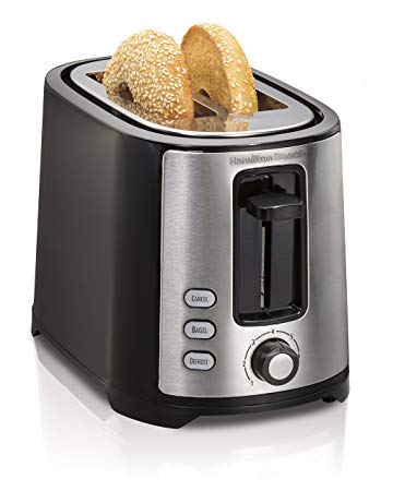 Hamilton Beach Beach Extra-Wide 2 Slice Slot Toaster, Black (22633)