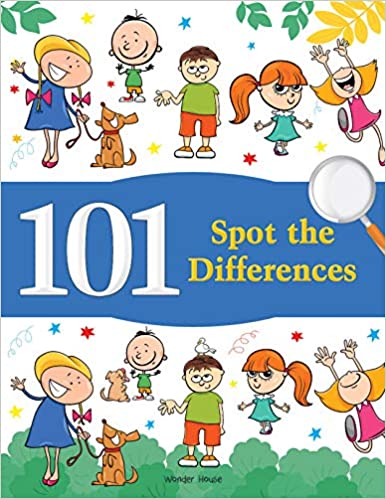 101 Spot the Differences : Fun Activity Books For Children (With Answer sheets)