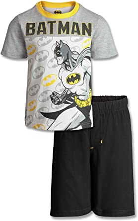 Warner Bros. Batman Boys' T-Shirt & Woven Shorts Clothing Set