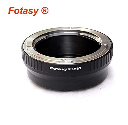 Fotasy Konica AR Lens Lens to Micro 4/3 Adapter, fits Olympus E-PL7 E-PL8 OM-D E-M1 I II E-M1X E-M5 I II III E-PM2 E-PM1 Pen-F/Panasonic G7 G9 GF6 GF7 GF8 GH5 GM5 GX7 GX8 GX9 GX85 GX80 GX850