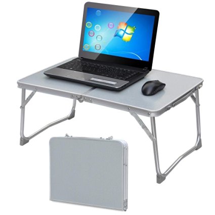 World Pride Portable Folding Notebook Computer PC Laptop Table Bed Tray Book Stand Ourdoor Picnic Table (White)