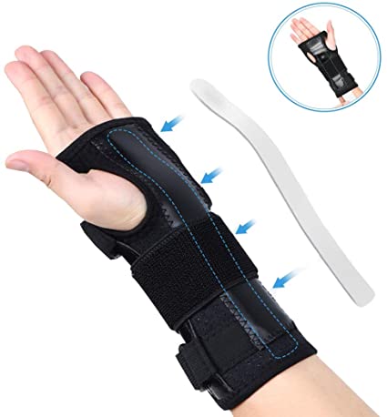 DOACT Wrist Support Splint for Carpal Tunnel Syndrome, Hand Guard for Right and Left Size, Adjustable Orthopedic Brace Arthritis, Tendonitis, Sprains, Fracture Recovery and Pain Relief