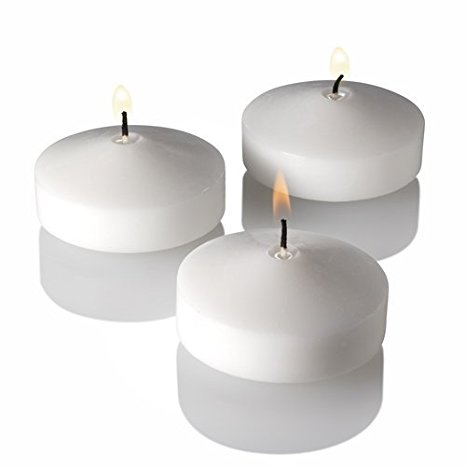 Richland® 3" Floating Candles White Unscented Set of 24