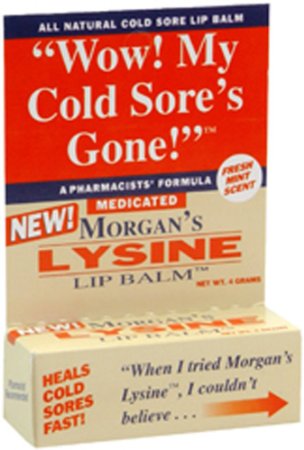 Morgans Morgans Lysine Lip Balm Medicated, 0.17 oz by Jubujub