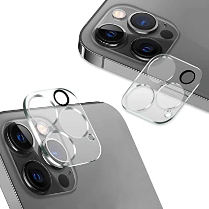 [2 Pack] Compatible with iPhone 12 Pro Max Camera Lens Protector [Tempered Glass][Anti-Scratch][9H Hardness] HD Clear Back Lens Glass Film Compatible with iPhone 12 Pro Max (6.7'') (Clear)
