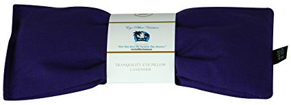 Lavender Eye Pillow - Migraine, Stress & Anxiety Relief - #1 Stress Relief Gifts For Women - Made In The USA,, Organic Flax Seed Filled! ON SALE!