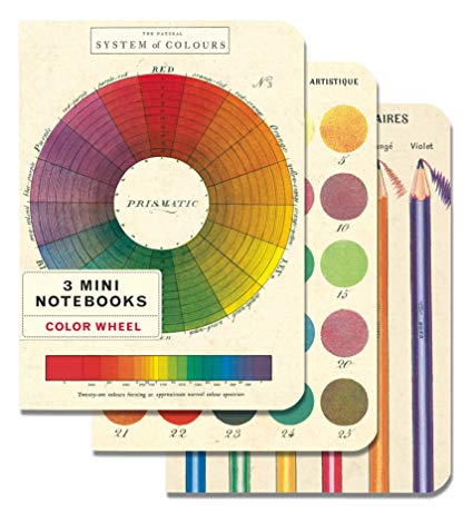 Cavallini Papers & Co., Inc. Color Wheel Mini Notebooks 4 x 5.5