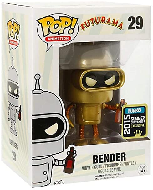 Funko Pop Vinyl Futurama Bender - 2015 Summer Convention Exclusive