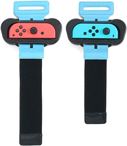 Wrist Band for Just Dance Switch 2019, Adjustable Wrist Band for Nintendo Switch Just Dance 2019 (Fit for 6.3 -7.5 inches and 4.72 -7.5 inches Wrist Circumference) - Two Size for Adult and Children