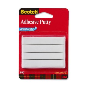 Scotch Adhesive Putty, Removable 2 oz. (860)