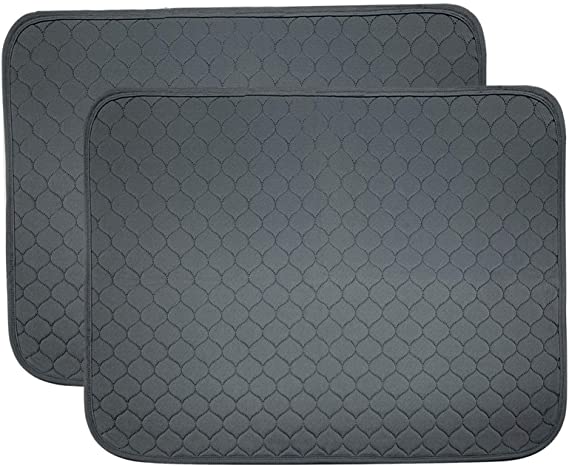 Snagle Paw 2 Pack Guinea Pig Fleece Cage Liners,Washable Guinea Pig Pee Pads,Non Slip Guinea Pig Bedding with Waterproof, Reusable,Great Absorbent Guinea Pig Mat for Small Animals