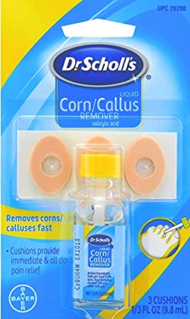Dr. Scholl's Liquid Corn & Callus Remover, Liquid Kit- 1/3 fl oz.