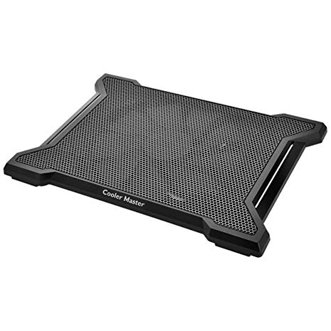 Cooler Master NotePal X-SLIM II Laptop Cooling Pad 'Silent 200mm Fan, Egonomic Design, Supports up to 15.6" laptops' R9-NBC-XS2K-GP