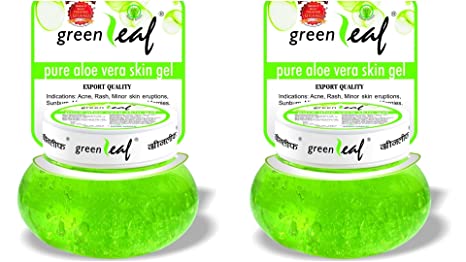 Green Leaf Pure Aloe Vera Skin Gel, 500G ( Pack Of 2 )