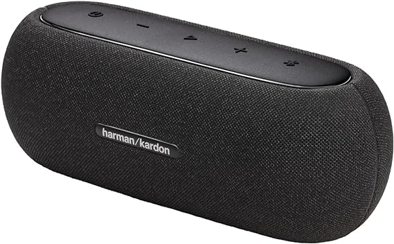 Harman Kardon Luna Speaker - Portable Bluetooth Speaker, IP67 Waterproof and Dustproof with Built in Battery (Black)