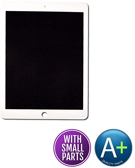 Touch Screen Digitizer and LCD with Sleep/Wake Sensor Compatible with Apple iPad Air 2 White (A1566, A1567)