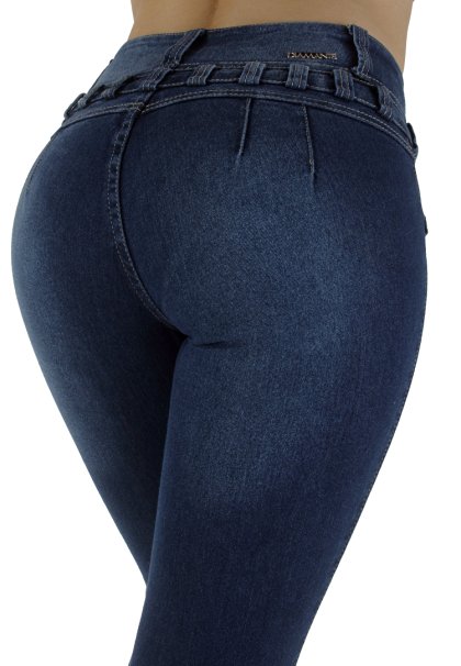 Style M1213- Colombian Design, High Waist, Butt Lift, Levanta Cola, Skinny Jeans