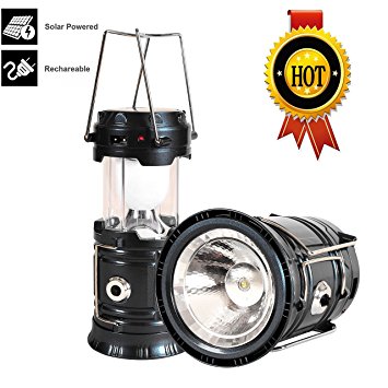 3-in-1 rechargeable solar LED Camping Lantern & portable outdoor survival ultra bright Lamp for fishing,emergency,hurricanes,hiking,hunting,storm