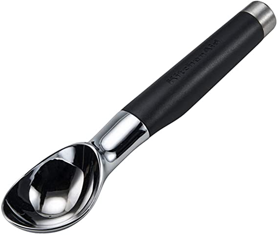 KitchenAid KO117OHOBA Gourmet Ice Cream Scoop, one Size, Matte Black