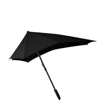 Senz "Smart" Stormproof Stick Umbrella in Black Out
