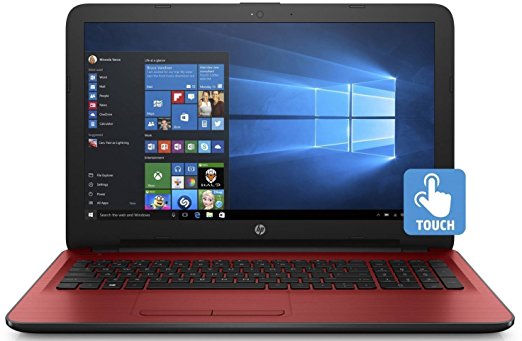 HP 15.6" HD Touchscreen Flagship Laptop Computer, AMD Quad-Core A10-9600P 2.40GHz APU, 8GB DDR3 RAM, 1TB HDD, DVDRW, USB 3.0, HDMI, HD Webcam, WIFI, Windows 10 (Certified Refurbished)