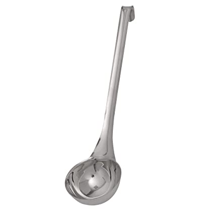 Vogue L659 Plain Ladle 260ml 305mm Stainless Steel Kitchen Cooking Serving Utensil