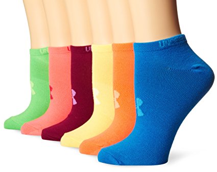 Under Armour Girls Essential No-Show liner socks (6 Pairs)