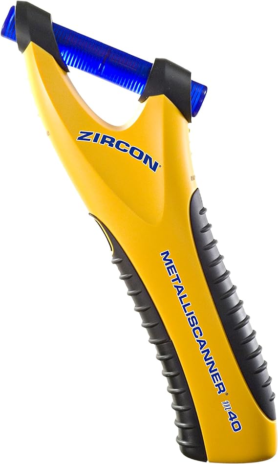 Zircon MetalliScanner m40 Handheld Electronic Metal Detector For Use on Dry Wall, Concrete, Lathe and Plaster, Stucco and More