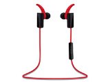 Giga Goods Bluetooth 40 In-Ear Headphones with Built-in Mic Red Compatible with iPhone 6 5 5c Samsung Motorola and More